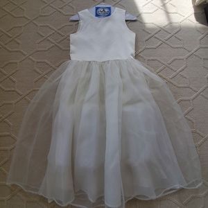 Us Angels Ivory Organza Dress